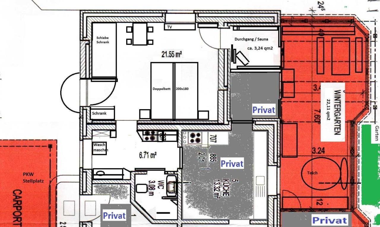 Kommod Stuv - Fewo Fuer 2 Personen Mit Wintergarten Und Sauna Langstedt エクステリア 写真